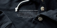 Load image into Gallery viewer, The Charcoal 3 Button Hooded Sweatshirt