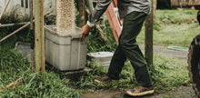 Load image into Gallery viewer, The Chore Pant in Dark Olive Boss Duck
