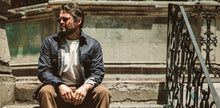 Load image into Gallery viewer, The Chore Jacket in Navy Dry Wax Canvas

